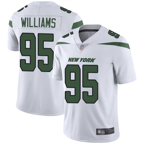 New York Jets Limited White Men Quinnen Williams Road Jersey NFL Football #95 Vapor Untouchable